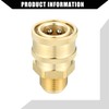 Hihaha Pressure Washer Coupler/Outer Washer Gun Adapter Universal for Car/Durable