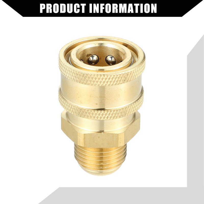 Hihaha Pressure Washer Coupler/Outer Washer Gun Adapter Universal for Car/Durable