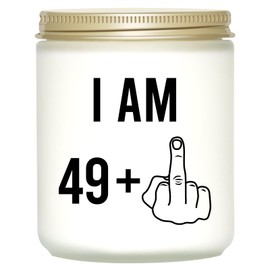 50th Birthday Gifts for Women Men, 50th Birthday Decorations Birthday Candles, Unique Funny Gag Cool Gifts for 50 Year Old Woman 1974 50th Birthday Gifts for Her Him Best Friend Brother Sister Dad Mom