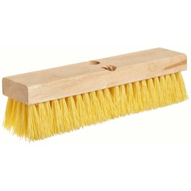 Weiler 44438 12" Block Size, 6 X 20 No. of Rows, Wood Block, Polypropylene Fill, Deck Scrub Brush, Natural (Pack of 12)