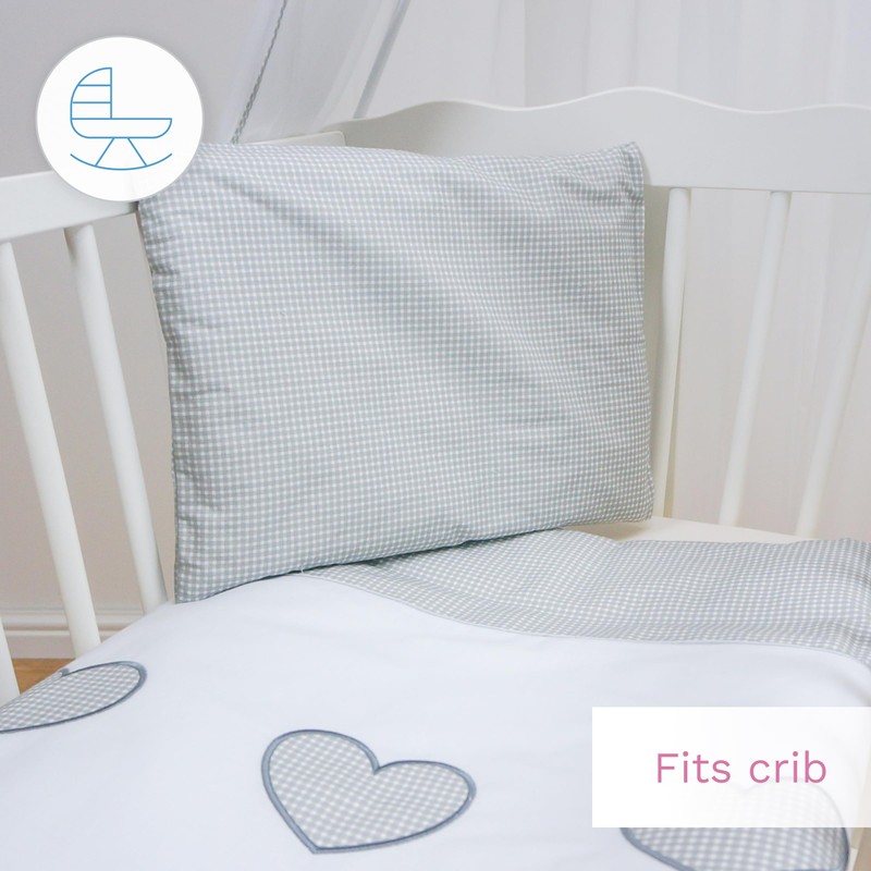 2 Piece 100% Cotton Duvet Cover Pillowcase Set 70 x