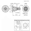 Gun Cabinet Original Homak Toolbox Lock 3/4" Replacement Lock Item#
