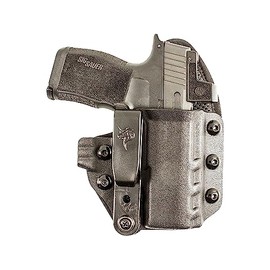 DeSantis Uni-Tuk Gun Holster - IWB Sig Holster, Concealed Carry Compact Holster, Fits Sig Sauer P365, P365 SAS, P365X with Romeo Zero, P365 XL, P365 XL with Romeo Zero - Left Hand Draw, Black