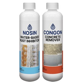 Conwax Nosin Rust Spray & Congon Remover Bundle – Rust Inhibitor and Cement Cleaner for Cars, Tools, and Industrial Use (Eco-Friendly, Dilutable)