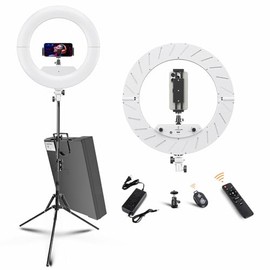 Large Ring Light with 72" Tripod Stand, (White, 13)