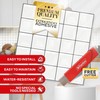 XFasten Square Peel and Stick Tiles - 10pcs 12' x
