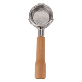 58mm Coffee Portafilter 3 Ears Stainless Steels Bottomless Portafilter Coffee Machine Accessories for Barsetto C1 Beech