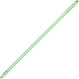 SPARTA Fiberglass Broomstick Replacement Broom Handle with Acme Threaded Tip for Industrial Cleaning Tools, Fiberglass, 60 Inches, Lime