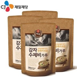 CJ Beksul Frying Mix/Korean Pancake Mix (ë°±ì¤ íê¹ê°ë£¨/ë¶ì¹¨ê°ë£¨) (Potato Sujebi (ê°ììì ë¹), 5 Pack)
