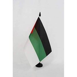 AZ FLAG - Table Flag Arab Nationalism - 21 x 14 cm - Pan-Arabism Table Flag 14 x 21 cm - Flags