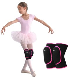 EULANT Stretchy Dance Knee Pads,Soft Flexible Knee Protectors for Kids/Juniors/Adults, Cotton Sports Knee Supports for Volleyball Rugby Cycling Ski Skating Scooter Exercises Yoga Pilate Gymnastics
