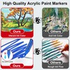 Acrylic Paint Marker Set, 12/24/36/72/120/168 pcs Soft Brush Tip Paint