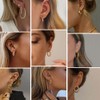 42 Pairs Gold Hoop Earrings Set for Women, Chunky Gold