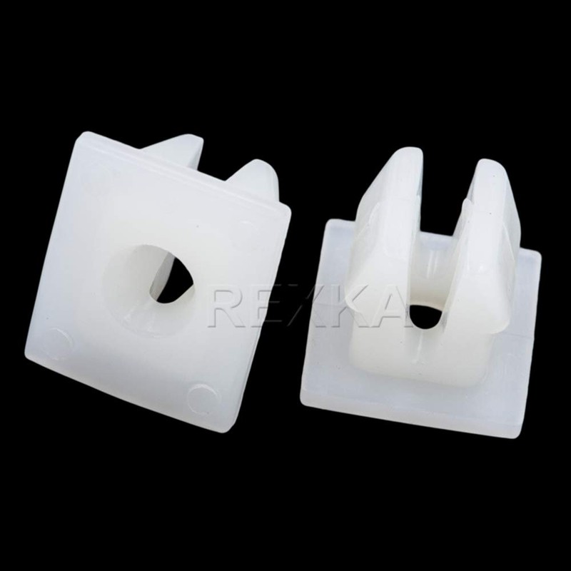 Rexka 10pcs Front Bumper Support Splash Shield Under Cover Nylon