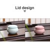 Beaupretty 3pcs Empty Ceramic Lip Balm Rouge Pot Jars with