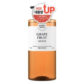 Happy Bath Original Collection Back Acne Mildly Acidic Large Capacity Grapefruit Body Wash, 1.2kg, 1 Piece / 해피바스 오리지널컬렉션 등드름 약산성 대용량 자몽 바디워시, 1.2kg, 1개