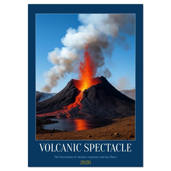 Volcanic Spectacle (Wall Calendar 2026 DIN A4 Portrait), CALVENDO 12