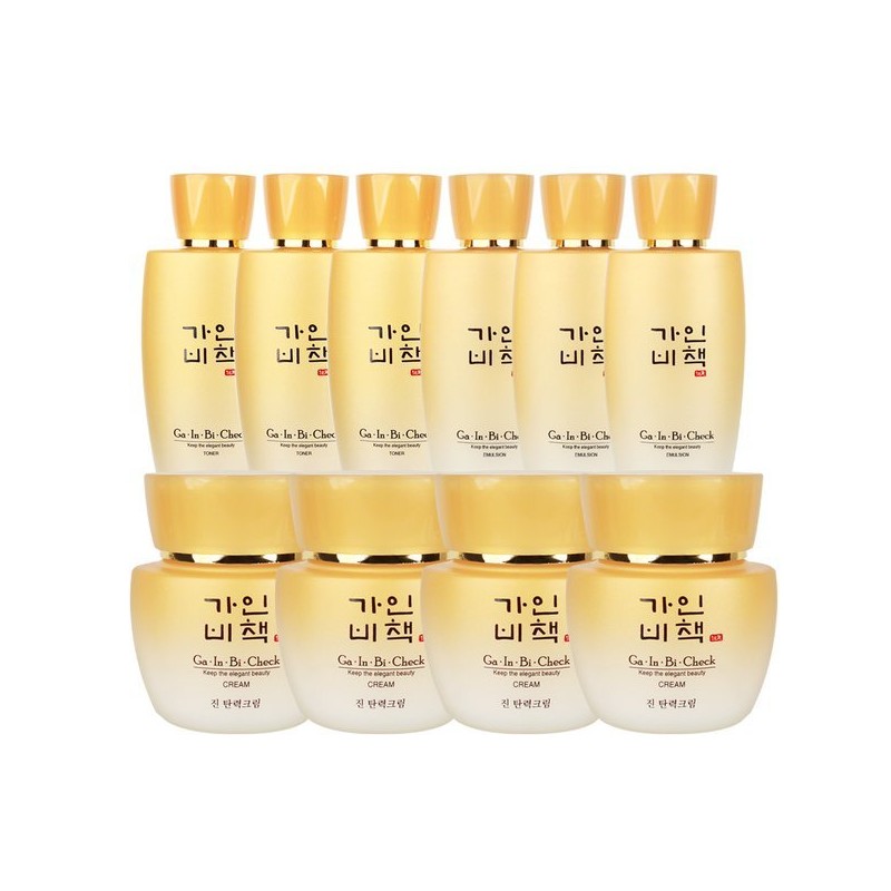 Gainbi Chek 가인비책 진 엑소좀 탄력 패키지 10종 단품 세트