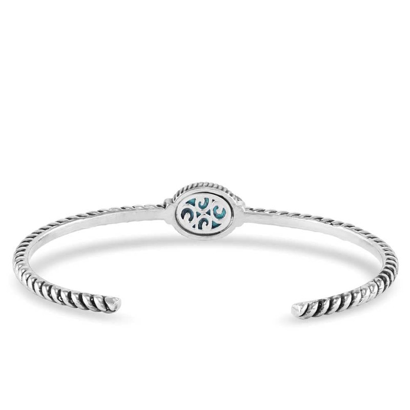 Montana Silversmiths World's Feather Turquoise Cuff Bracelet