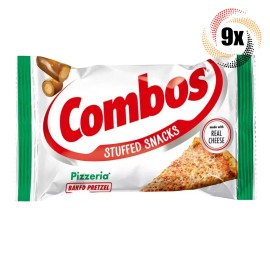 9x Bags Combos Stuffed Snack Pizzeria Pizza Flavor Baked Pretzel | 1.8oz