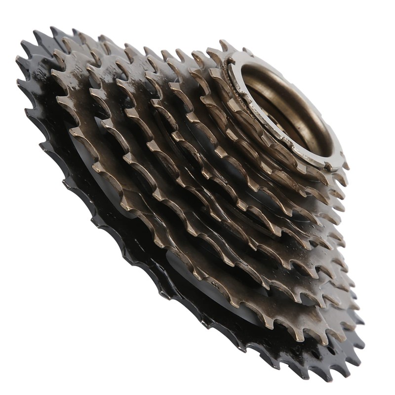 Keenso Bicycle Freewheel Cassette, 8 Speed Thread Freewheel 13-32T Mountain
