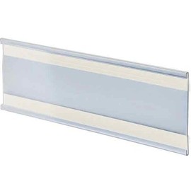 Azar Displays 199610 6-Inch Width by 3-Inch Height Adhesive Back Nameplate, 10-Pack