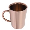 350ml Double Layer Stainless Steel Drinking Cup with Handle for