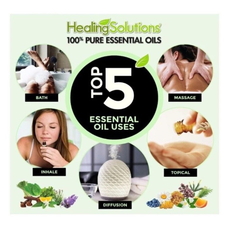 Healing Solutions New Healing Solutions ORGANIC Cinnamon Cassia ESSENTIAL OIL