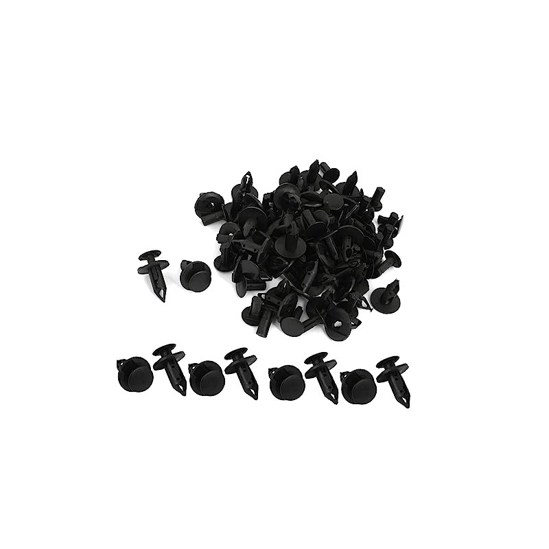 9mm Hole Dia Rivets Fastener Push Pin Plastic Clips for
