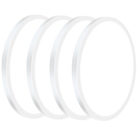 4Pack 3200LM LED Ceiling Light Fixture,12inch White Slim 28W Thin Round Flush Mount Led Ceiling Light White 6000K Surface Mount LED Ceiling Light 300W Equivalent