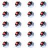 LeTradeJP Toy Push Button Switch, 20 Pcs Mute Micro Switch,
