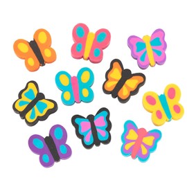 Bulk Butterfly Erasers 300 pc | .75 Inch | Rubber School Student Favors for Ages 3 +