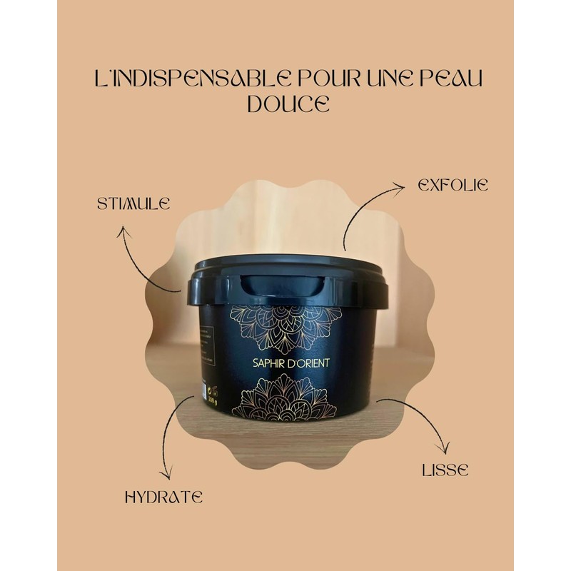 Saphir d'Orient Black Soap - Morocco - Beldi Soap -