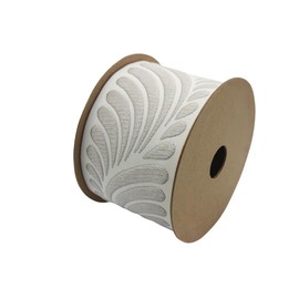 3.8 Yards Spool 2.7" Width Gray & Light Gray Drop Drapery Trim Jacquard Ribbon for Your Drapes Curtains Drapery Banding Trim Tape V1 210