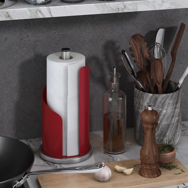 Stardis Kitchen Roll Holder, Stainless Steel/Matte Coated, Diameter: 15 cm