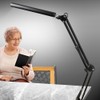 Adjustable LED Desk Lamp Reading Light with Clamp Metal Swing