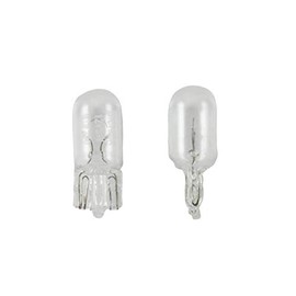 Bike Parts Center Wedge Bulb T10 12V 5W Clear, Set of 2 905542