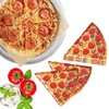 Supreme Housewares Pizza Slice Shaped Melamine Plate, BPA-Free Pizza Plate