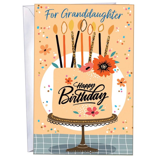 Chuck's Card-O-Rama - Birthday Card For Granddaughter - MADE in
