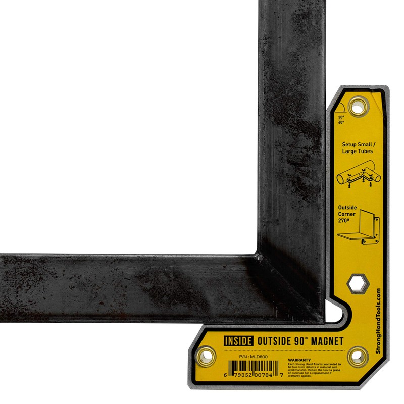 Strong Hand Tools MLD600 90° Fixed Angle Magnetic Square, Inside/Outside