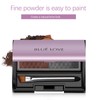 BLUE LOVE 2 Color Eye Brow Powder Palette for Eyebrows