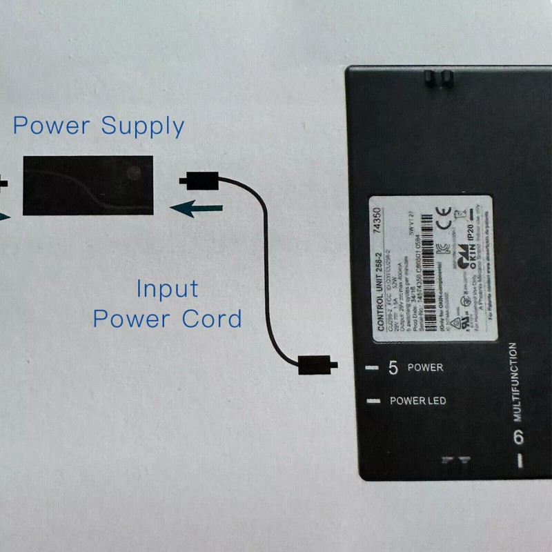 Tempur-pedic Ergo Ease Input Power Cord Cable Power Prong and