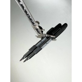 2pc Carbon Fiber HARBOR FREIGHT , EDC Pen Tool, Paracord Knot Tool,  Sharpie