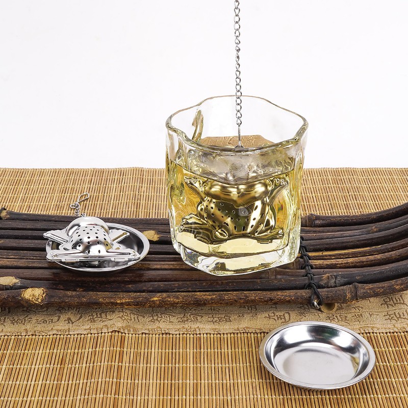 TOCCOOL 2PCS Fred Tea Frog Infuser, Frog Tea Maker, Soaking