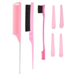 Juego de Peines para Peinar el Cabello de 3 Piezas con 4 Pinzas para el Cabello, Peluqueros para Peluqueros Juego de Peines para Peinar Profesionales 
