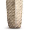 Heathered Basketweave Wool Luxury Color Pastel White - Light Tote