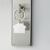 sourcing map Split Keychain Rings, 1.2x15mm Round Flat Key Holder