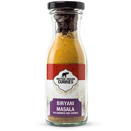 British Indian Curries - Biryani British Indian Style Curry Mix with Turmeric (Curcuma), [70g Spice Mixture], Vegan & Ideal for Indian Cooking