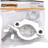 Riggatec half clamp - Half coupler silver, 48-51 mm.