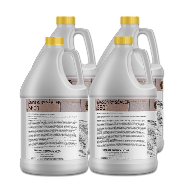 DeckGeneral Masonry Sealer 5801 - Clear Concrete Sealant & Waterproof